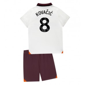 Manchester City Mateo Kovacic #8 Udebanesæt Børn 2023-24 Kort ærmer (+ korte bukser)